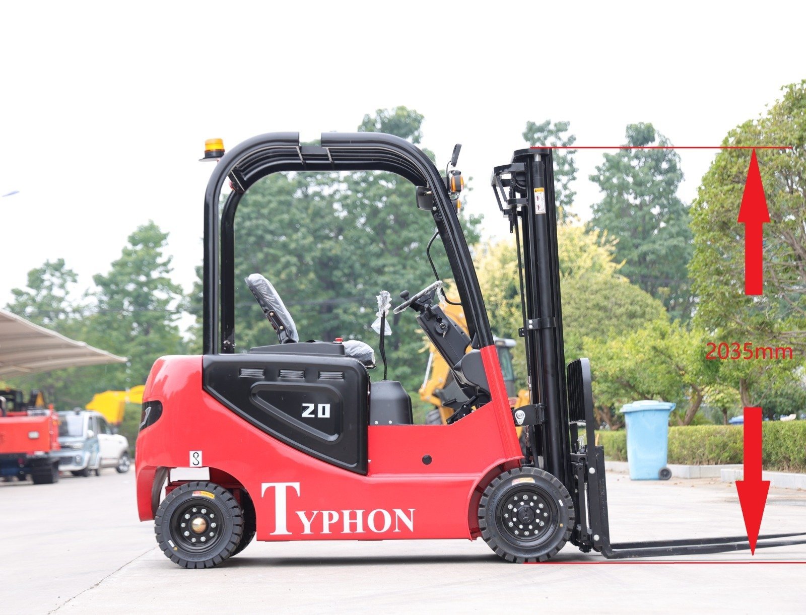 TYPHON VIGOR 2 Ton Electric Forklift - Image 4