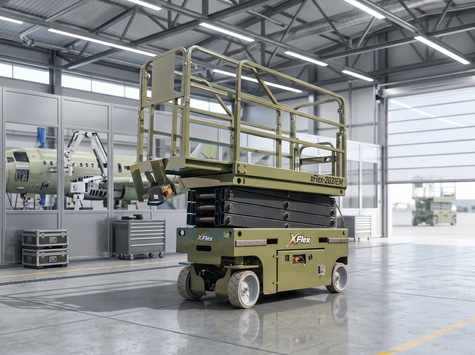 Electric Wheel Scissor Lift