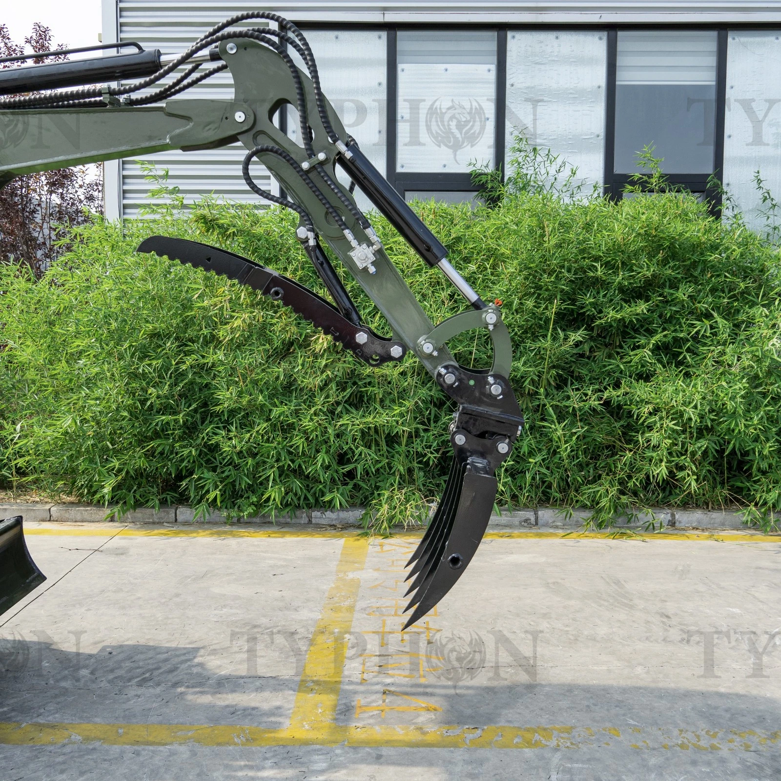 Mini Excavator Compact Rake Attachment - Image 6