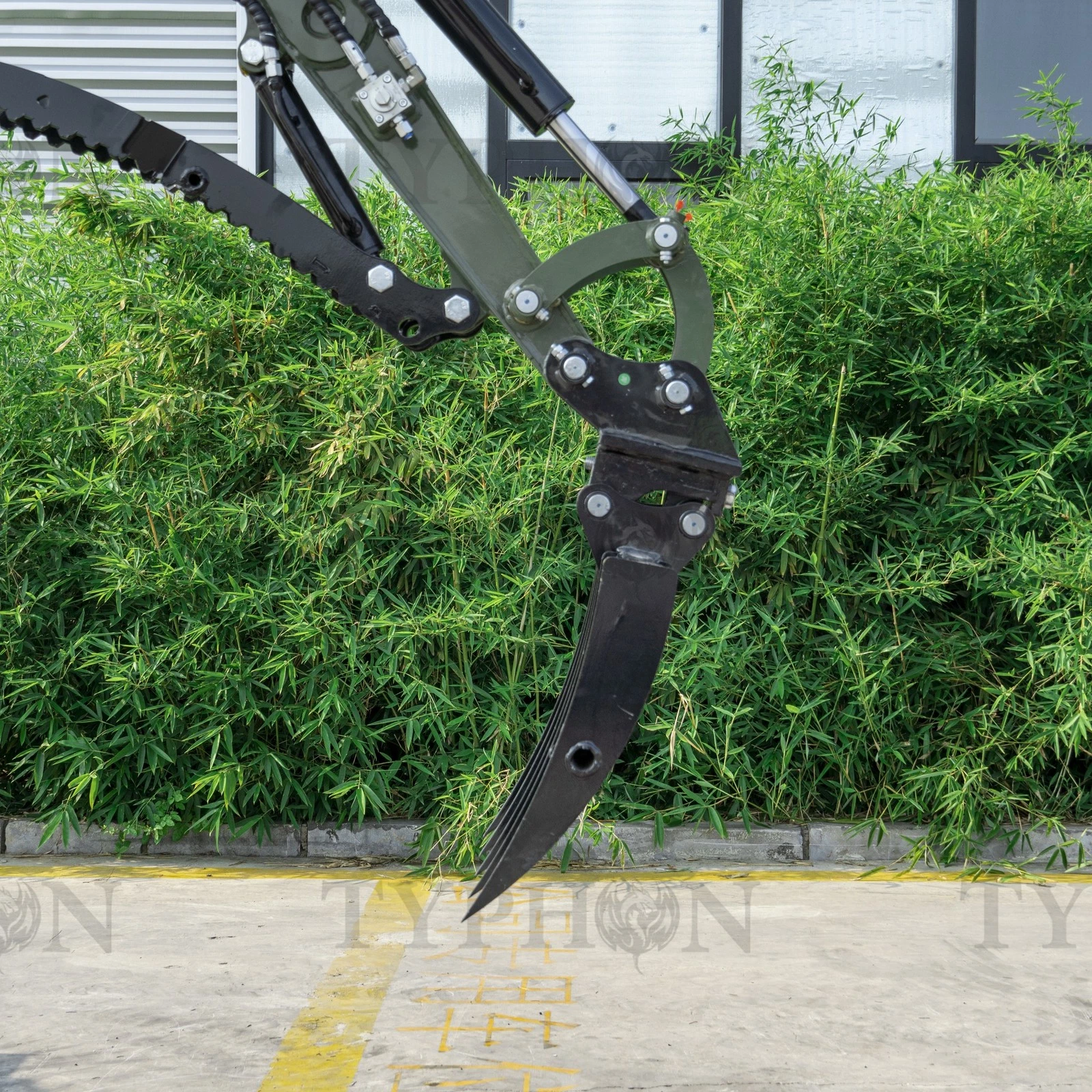 Mini Excavator Compact Rake Attachment - Image 5