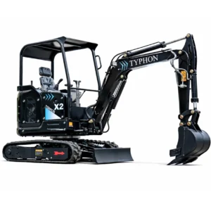 TYPHON TERROR X2 Max Canopy Mini Excavator Powerful 2.5 Ton Compact Machine with Yanmar Engine Advanced Hydraulic System