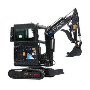 TYPHON TERROR X2 MAX 2.7-Ton Mini Excavator Powerful, Yanmar Engine, Cabin with A/C & Heater, Pilot Control, Boom Swing