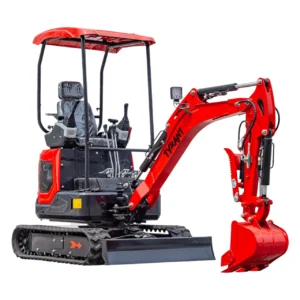 3800lbs TYRANT 17 Diesel Mini Excavator Kubota D902 Engine Side Swing w 12 attachments
