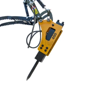Hydraulic Hammer Attachment Hydraulic Breaker Hammer for TERROR XXV and other 2.1-3 Ton Mini Excavators USA