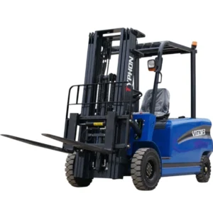 New 2025 TYPHON VIGOR 3.0 Blue Electric Forklift 3 Ton Lifter Lift Truck Jitney Hi-Lo