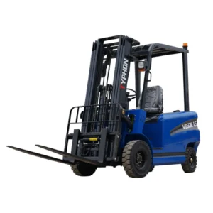 New 2025 TYPHON VIGOR 1.5 Blue Electric Forklift 1.5 Ton Lifter Lift Truck Jitney Hi-Lo