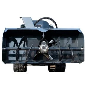 1100mm Hydraulic Snow Blower Attachment for TYPHON STOMP X1300 & STOMP 509 Mini Skid Steers