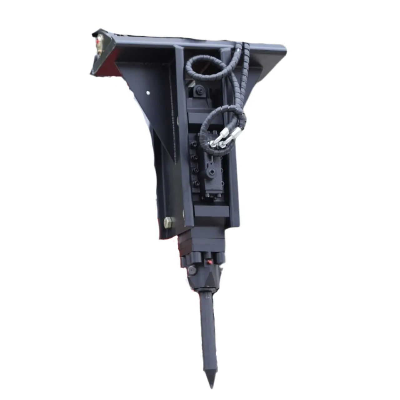Skid Steer Loader Hydraulic Hammer Concrete Breaker Attachment USA