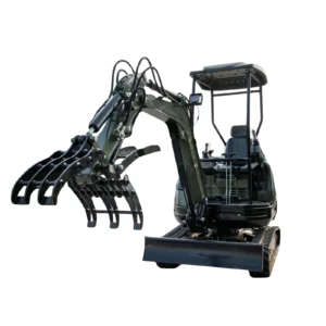 Compact Grapple Attachment for TERROR XXV and other 2.1-3 Ton Mini Excavators Wide Opening Wood Grab USA