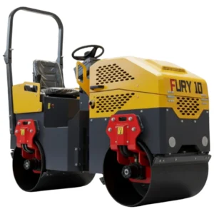 TYPHON Fury 10 Mini Road Roller 1Ton Hydraulic oil B&S 13.5hp gas USA air-cooled