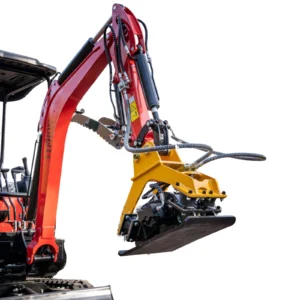 TYPHON Compatible Hydraulic Plate Compactor Attachment for Mini Excavators 1 Ton to 2 Ton