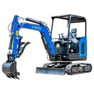 TYPHON TERROR X2 STORM Mini Excavator 2.5 Ton Diesel Kubota V1505 Engine USA