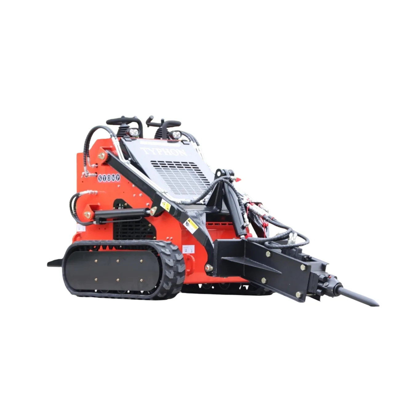 Skid Steer Loader Hydraulic Hammer Concrete Breaker Attachment USA - Image 3