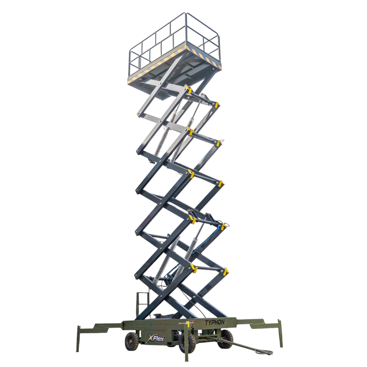 TYPHON xFlex-4065W Walk-Behind Scissor Lift 2.7 Ton with Assisted Walking, Manual outriggers of 40 ft lifting Height & 110V Electric - Image 4