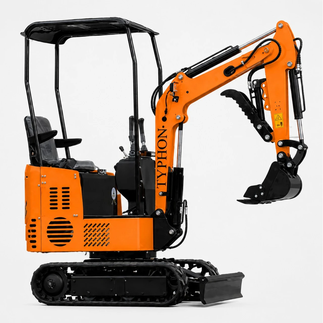 Typhon Tyrant X 1 Ton Mini Excavator with 13.5HP Briggs & Stratton Engine, Hydraulic Oil Cooler & Thumb Clip - Image 5