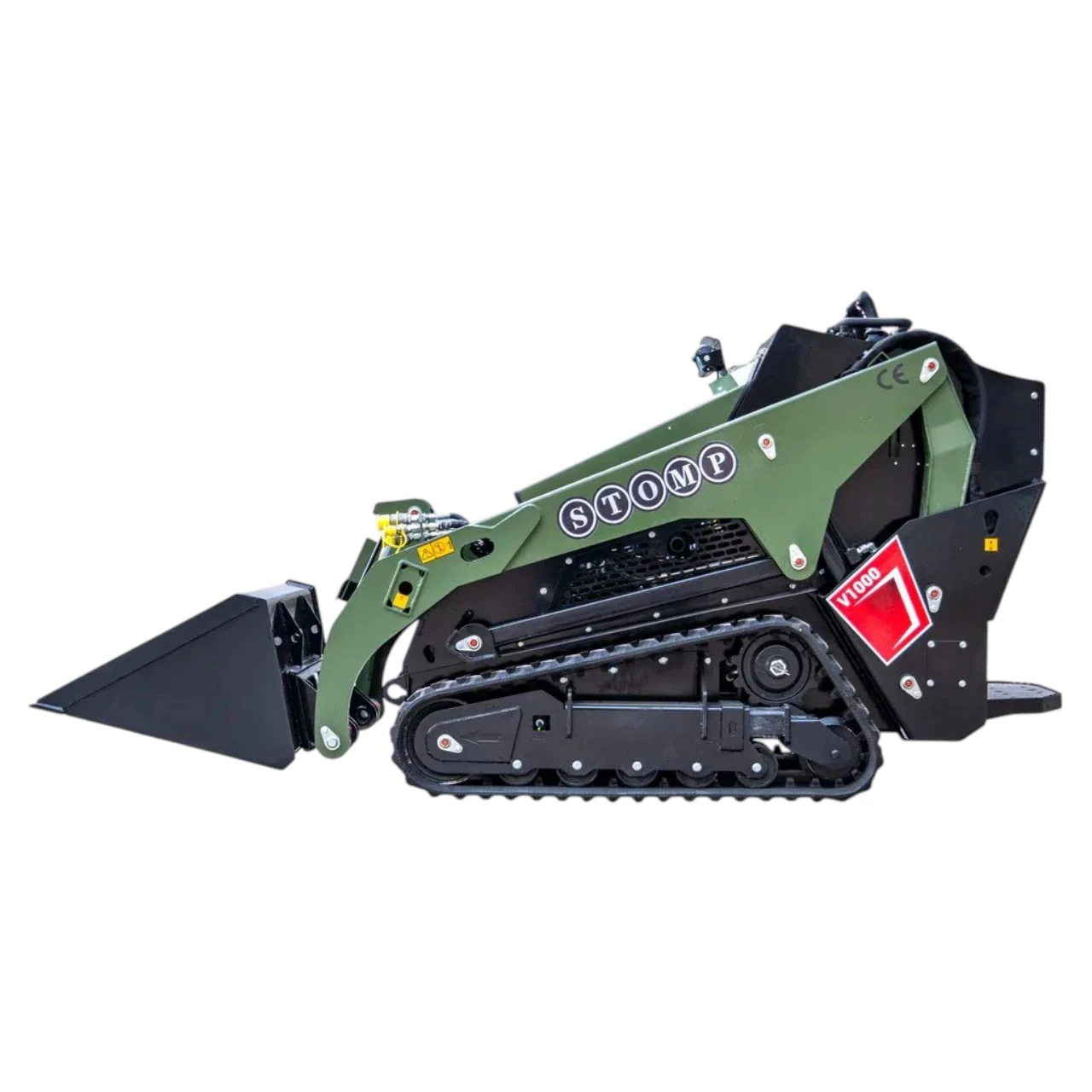 TYPHON Stomp V1000 24HP Kubota D1105 Water Cooled Diesel Skid Steer Pilot Control - Image 5