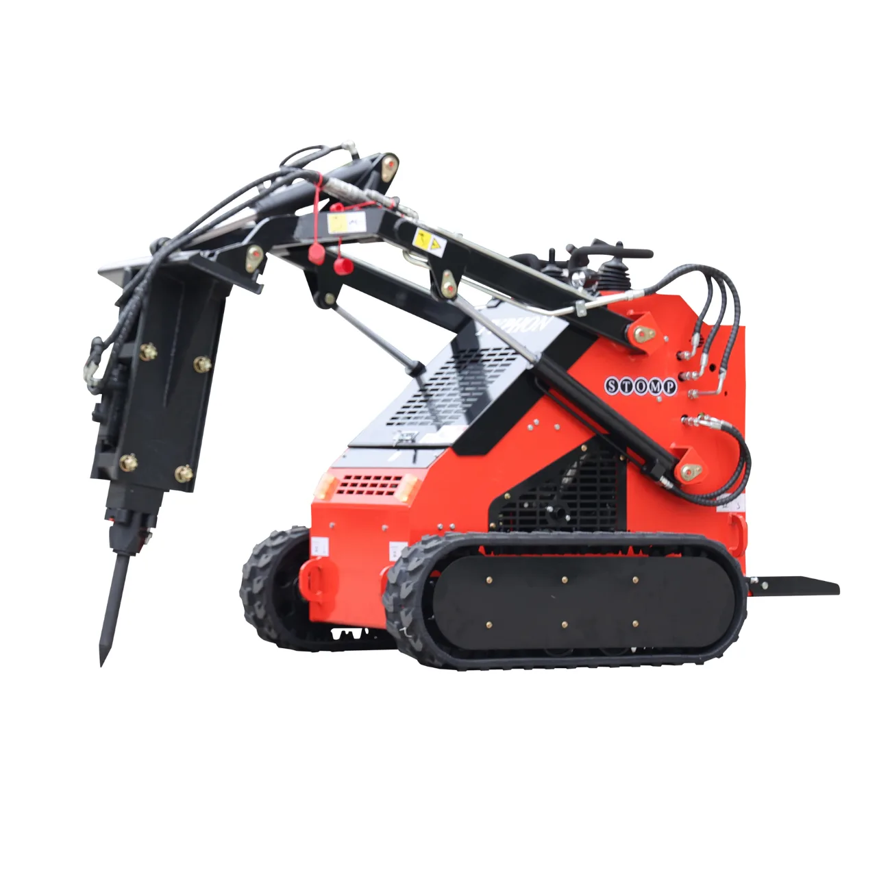 Skid Steer Loader Hydraulic Hammer Concrete Breaker Attachment USA - Image 5