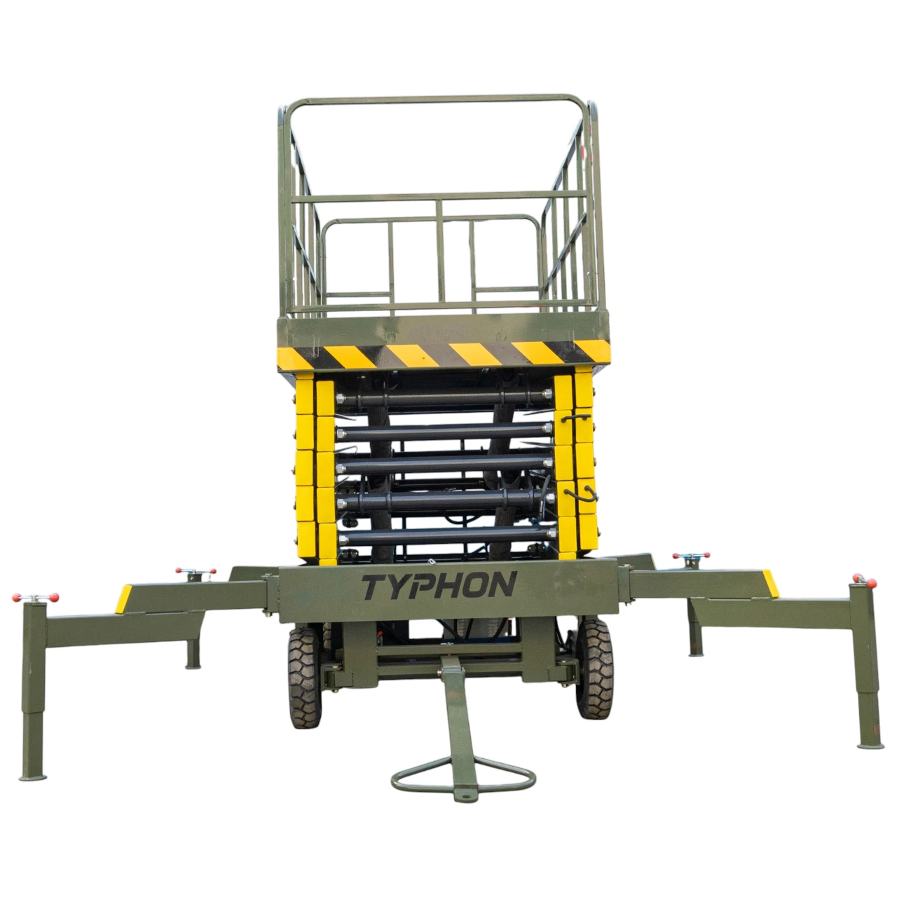 TYPHON xFlex-4065W Walk-Behind Scissor Lift 2.7 Ton with Assisted Walking, Manual outriggers of 40 ft lifting Height & 110V Electric - Image 5