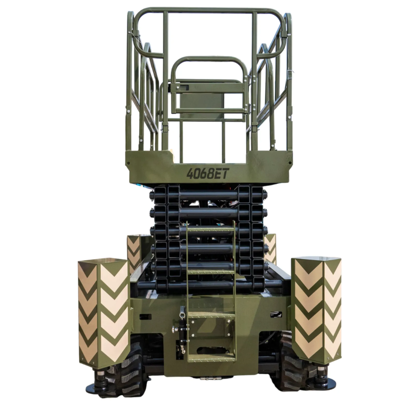 TYPHON xFlex-4068ET Electric Rubber Track Scissor Lift 3.2 Ton with 5.4HP Hydraulic Pump Motor Drive and Hydraulic Lifting Cylinder, 40 ft Max Lifting Height - Image 5