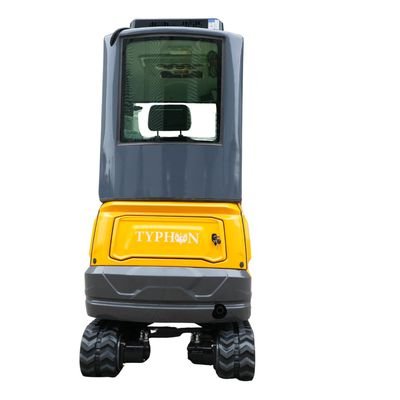TYPHON TERROR XVII PRO Prestige Edition Mini Excavator 4000LB Kubota D902 Diesel, Enclosed Cab with AC/Heat, Hydraulic Thumb - Image 16