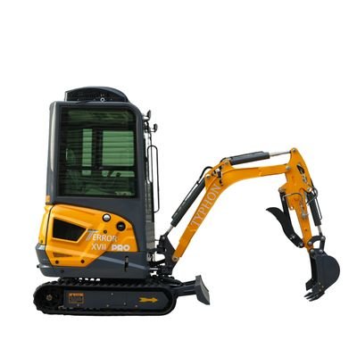 TYPHON TERROR XVII PRO Prestige Edition Mini Excavator 4000LB Kubota D902 Diesel, Enclosed Cab with AC/Heat, Hydraulic Thumb - Image 15