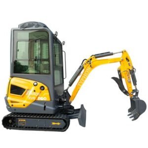 TYPHON TERROR XVII PRO Prestige Edition Mini Excavator 4000LB Kubota D902 Diesel, Enclosed Cab with AC/Heat, Hydraulic Thumb