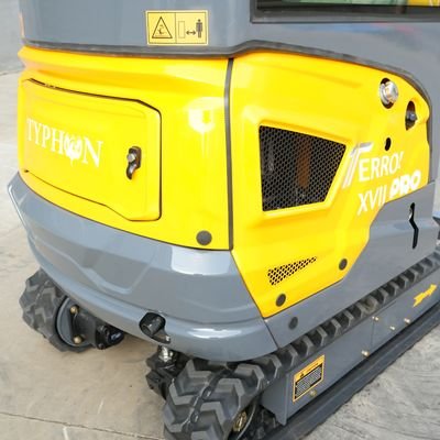TYPHON TERROR XVII PRO Prestige Edition Mini Excavator 4000LB Kubota D902 Diesel, Enclosed Cab with AC/Heat, Hydraulic Thumb - Image 26