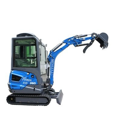 TYPHON TERROR XVII PRO Prestige Edition – Enclosed Mini Excavator with AC, Heater & Ergonomic Comfort - Image 2