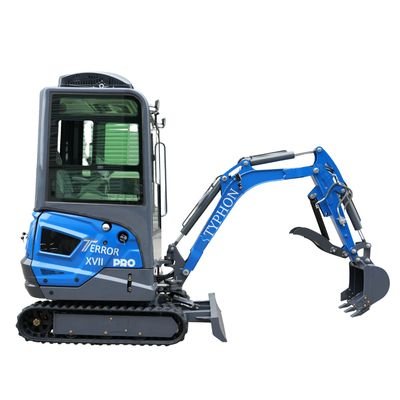 TYPHON TERROR XVII PRO Prestige Edition – Enclosed Mini Excavator with AC, Heater & Ergonomic Comfort - Image 15