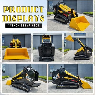 Brand New TYPHON STOMP V900 1.4-Ton Compact Track Loader with 25HP Kubota Diesel Engine 1,102 lb Max Load - Image 12