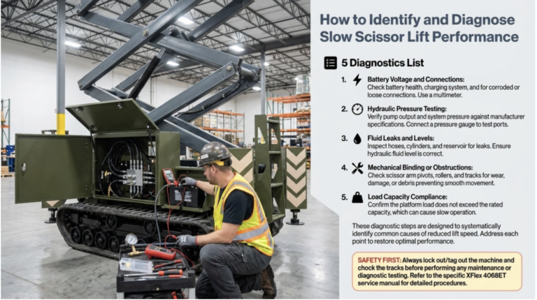 How to Identify and Diagnose Slow Scissor Lift Performance