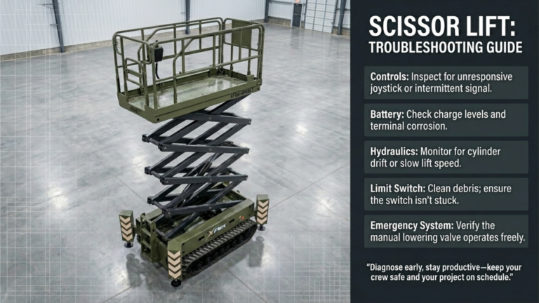 Common Scissor Lift Problems and How to Troubleshoot Them