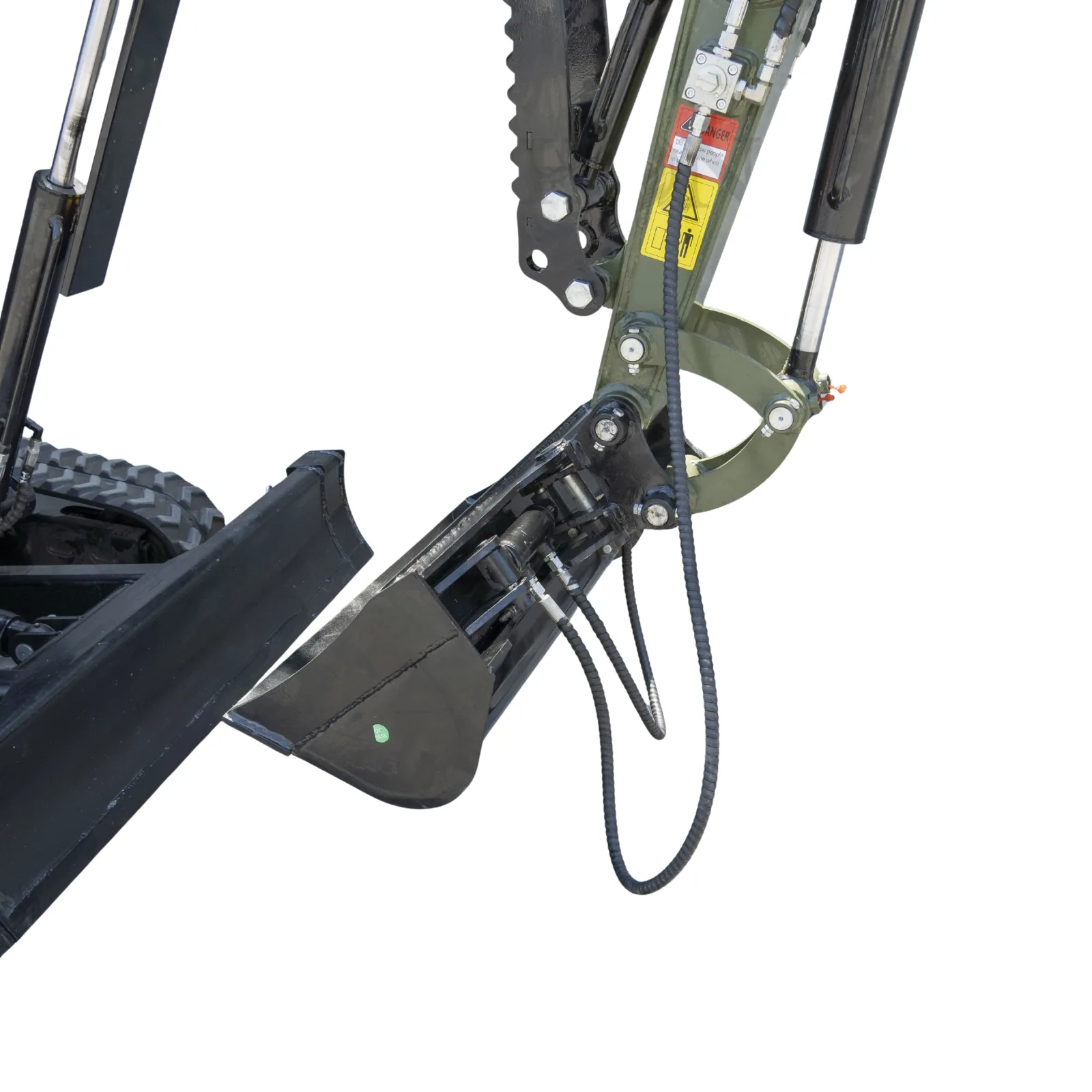 800mm Tilting Bucket Attachment Hydraulic Digging Bucket USA for TERROR XXV and other 2.1-3 Ton Mini Excavators - Image 2