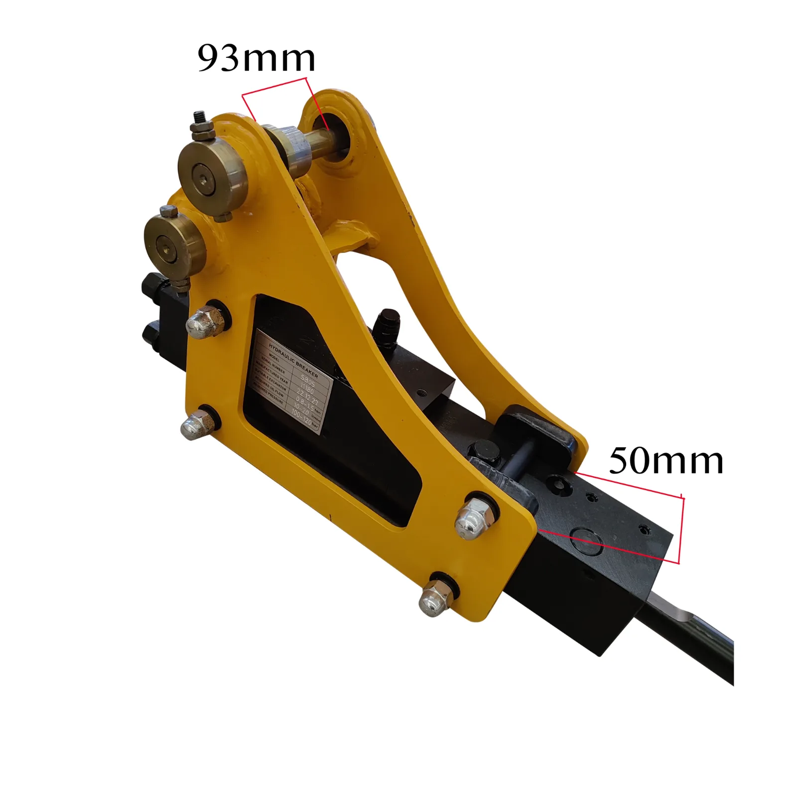 TYPHON Attachments Hydraulic Break Hammer Attachment for Mini Digger USA - Image 3