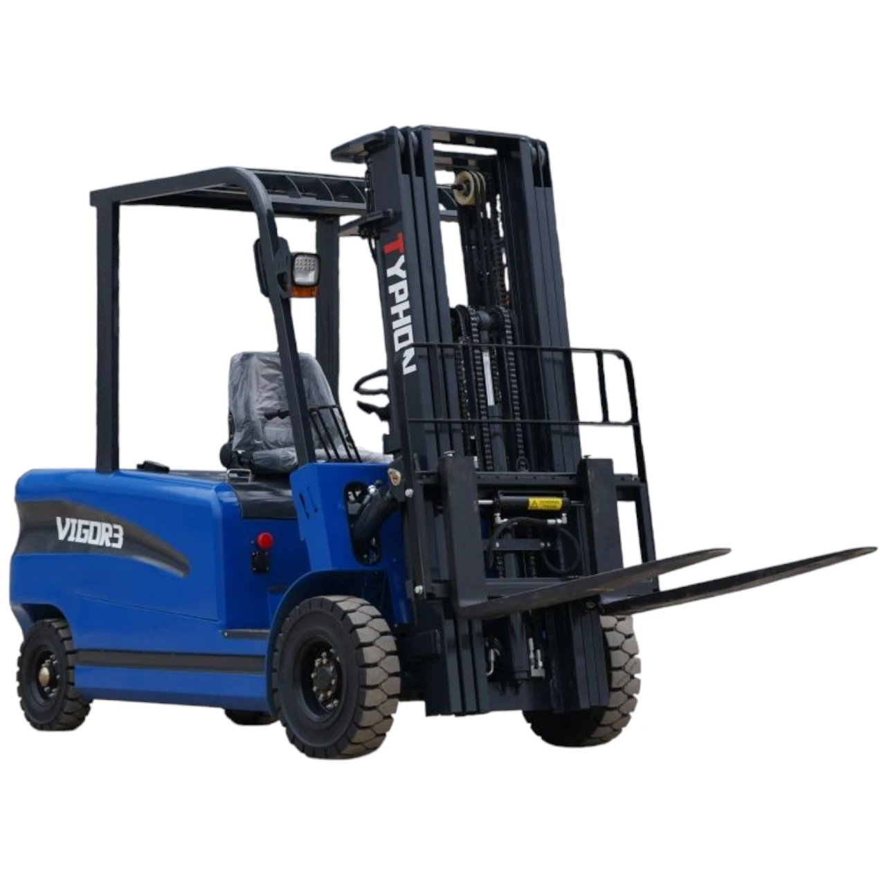New 2026 TYPHON VIGOR 3.0 Blue Electric Forklift 3 Ton Lifter Lift Truck Jitney Hi-Lo - Image 3