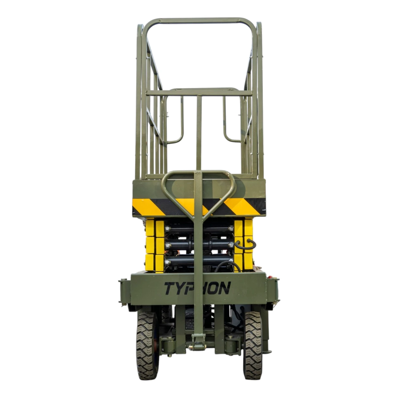 TYPHON xFlex-2037W Walk-Behind Scissor Lift comes with 20ft Working Height and Manual outriggers 1102 lbs load capacity 110V Electric - Image 3