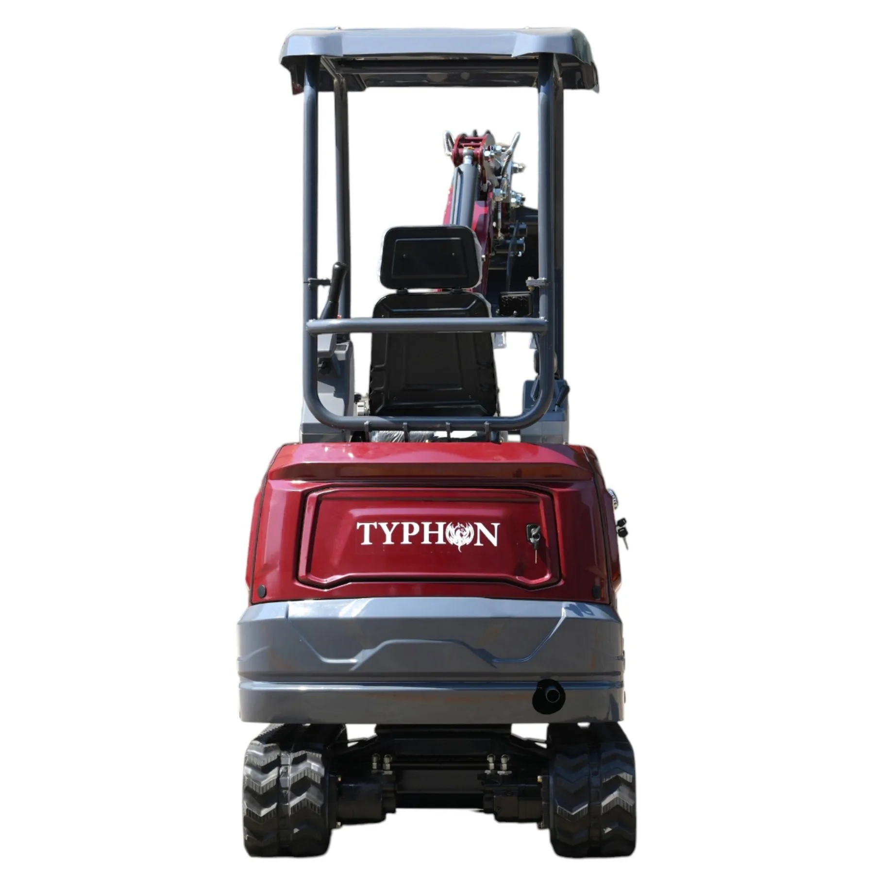 TYPHON TERROR XVII PRO 3800 lbs Mini Excavator Kubota Diesel, Hydraulic Thumb, Dozer Blade & Boom Swing - Image 4