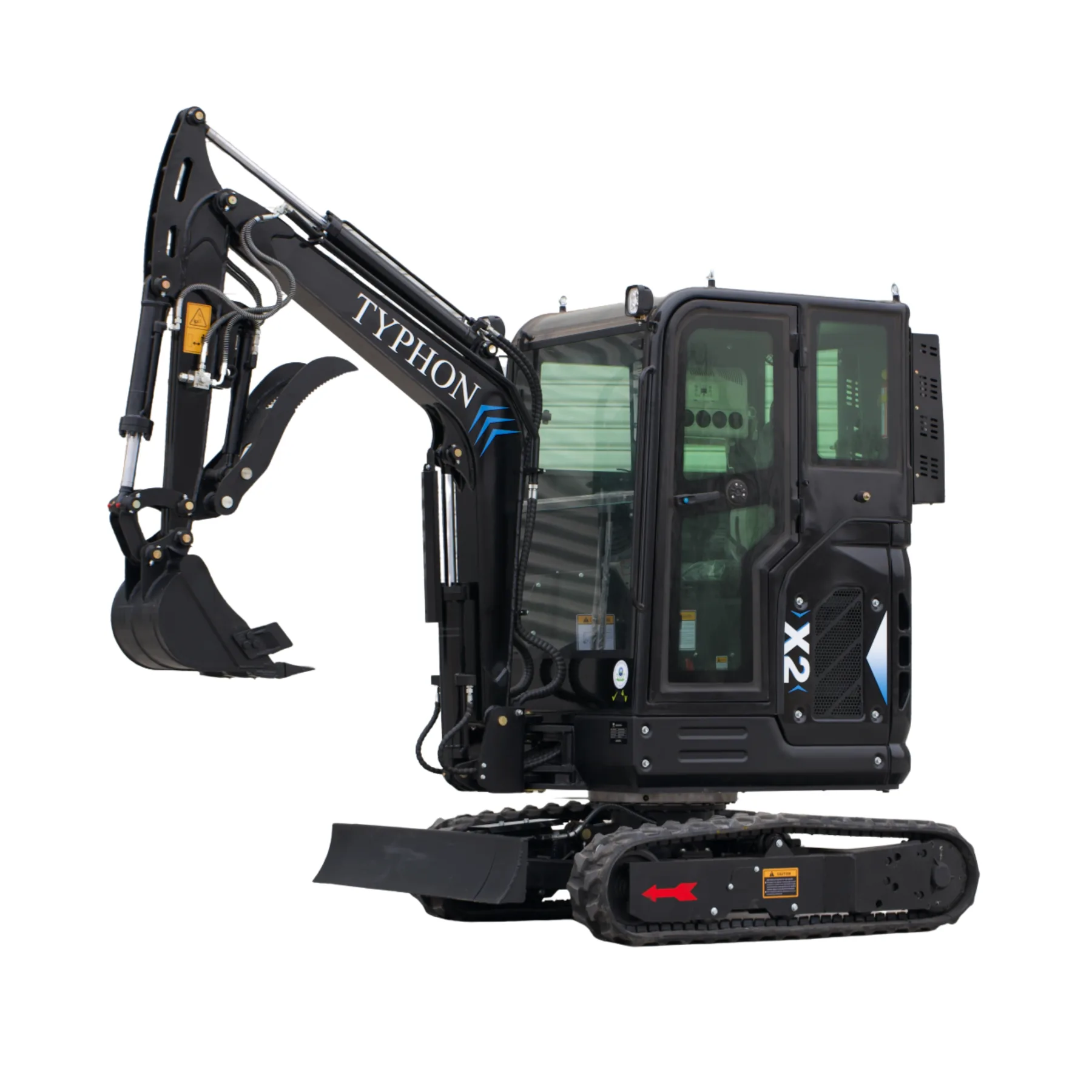 TYPHON TERROR X2 MAX 2.7-Ton Mini Excavator Powerful, Yanmar Engine, Cabin with A/C & Heater, Pilot Control, Boom Swing - Image 4