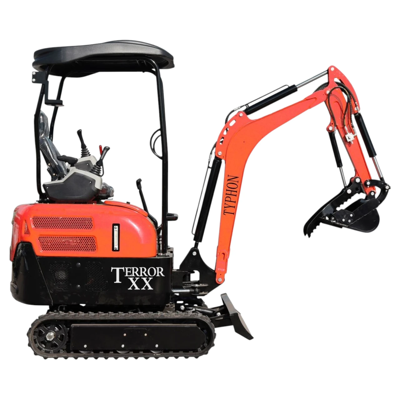 2025 4,000 lb TYPHON TERROR XX Mini Excavator Rubber Track with Kubota D902 Diesel Engine USA - Image 4