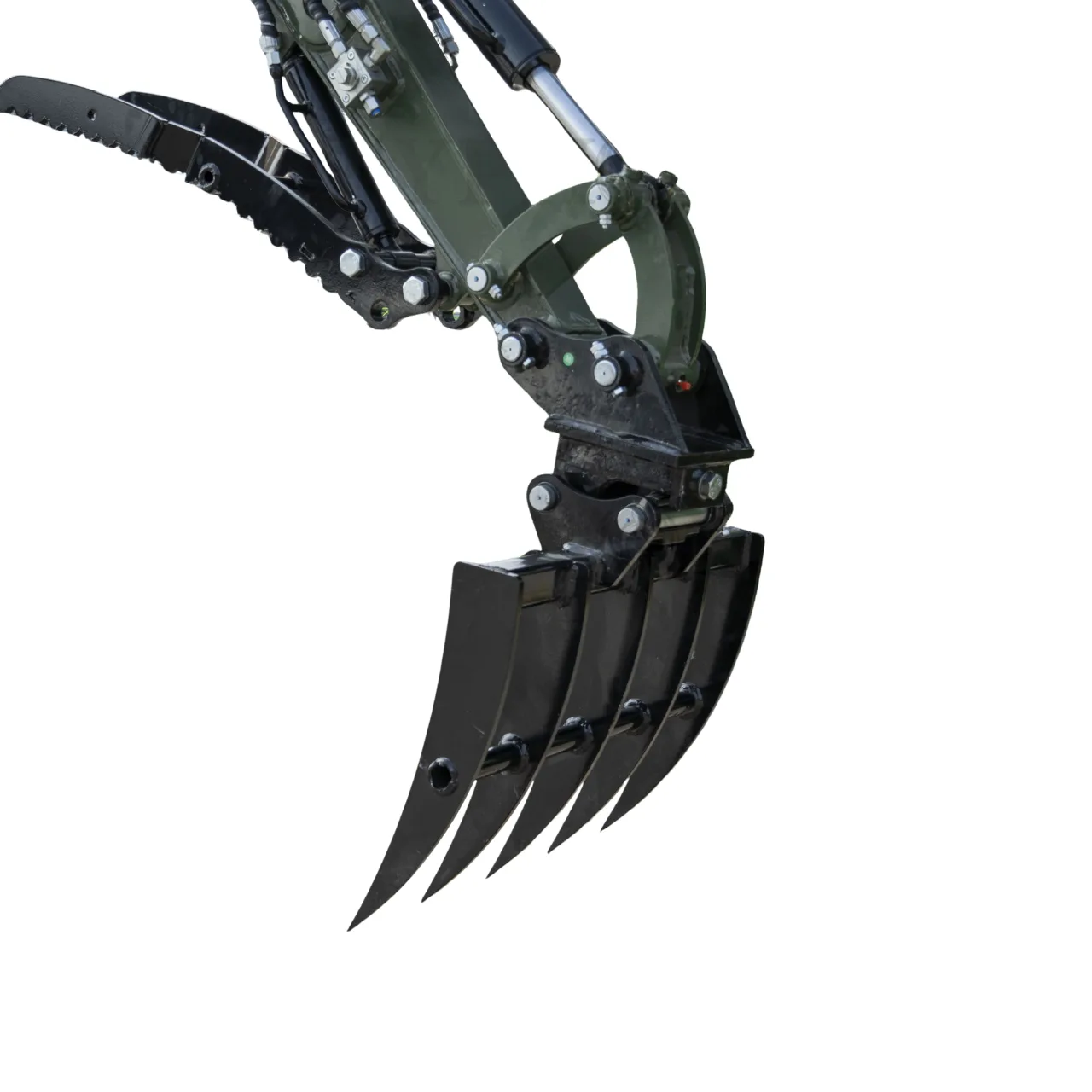 Mini Excavator Rake Compact Attachment General for for TERROR XXV and other 2.1-3 Ton Mini Excavators USA - Image 4