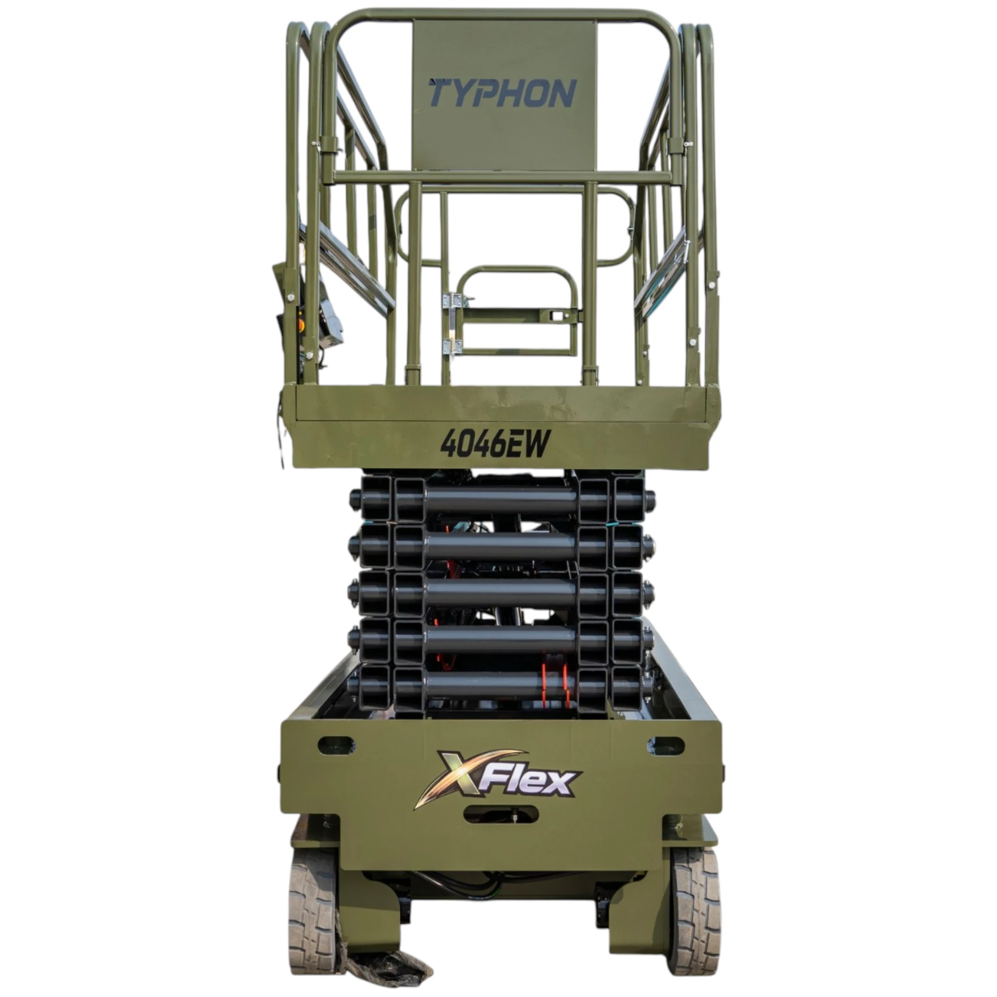 TYPHON xFlex-4046EW Electric Wheel Scissor Lift 2.6 Ton operating weight and 40ft platform height with 705lbs Load Capacity - Image 4