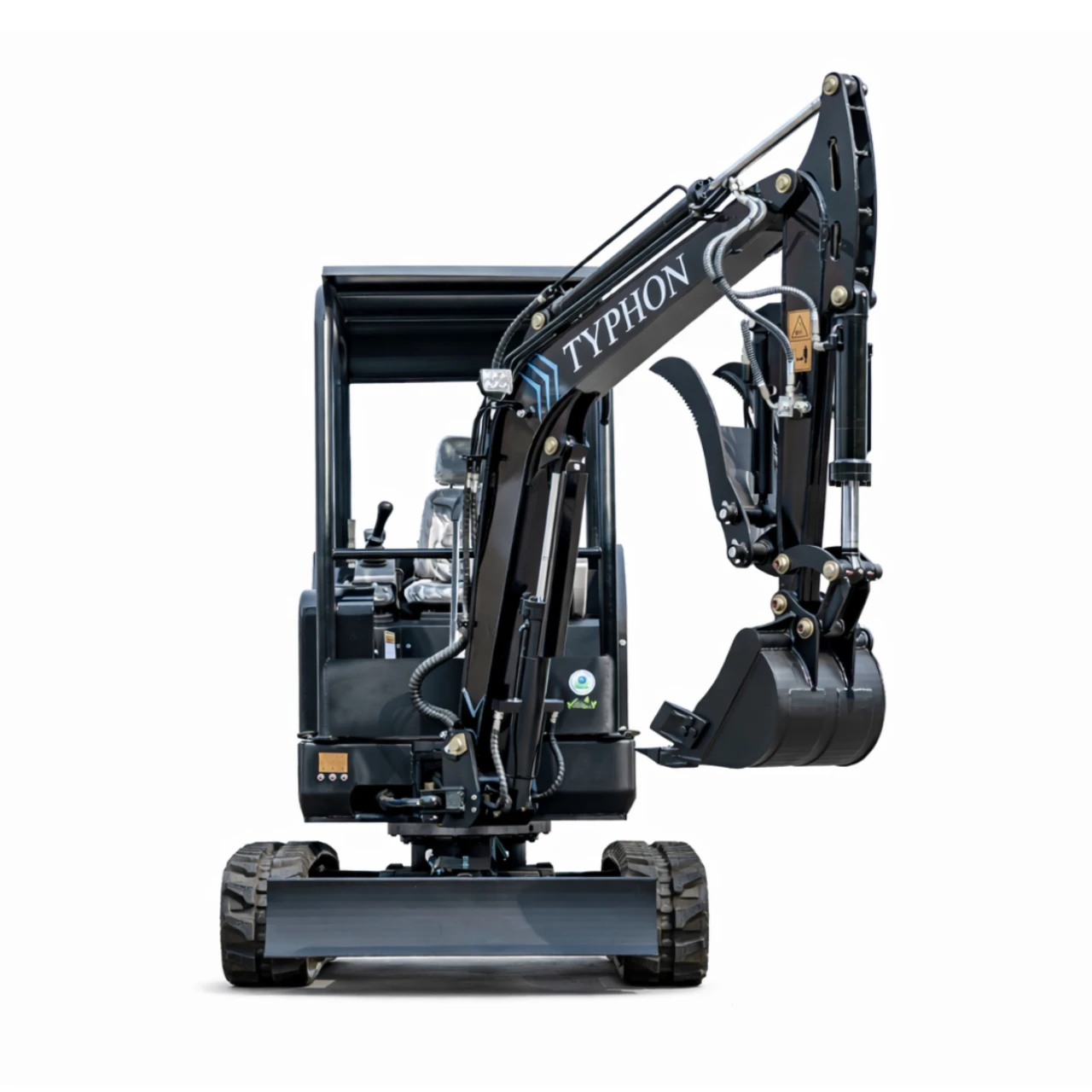 TYPHON TERROR X2 Max Canopy Mini Excavator Powerful 2.5 Ton Compact Machine with Yanmar Engine Advanced Hydraulic System - Image 5