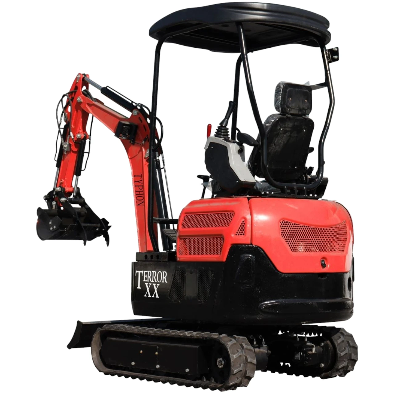 2025 4,000 lb TYPHON TERROR XX Mini Excavator Rubber Track with Kubota D902 Diesel Engine USA - Image 5