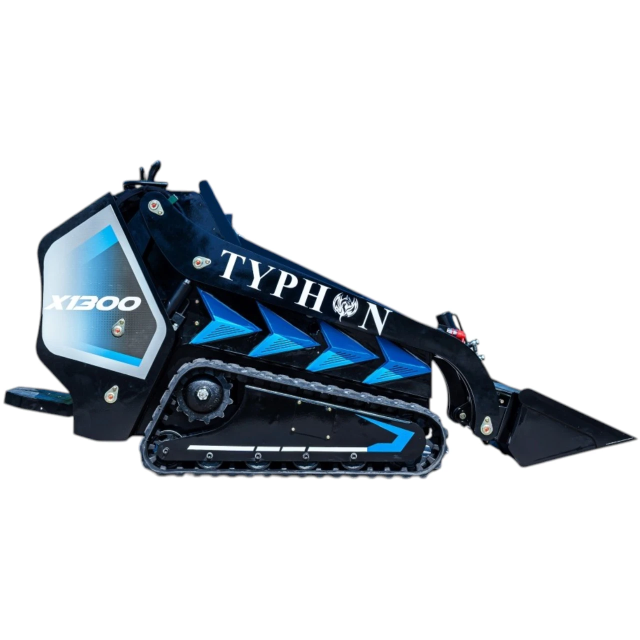 3040lbs TYPHON STOMP X1300 25HP Kubota D1105 EPA Diesel Mini Skid Steer Loader - Image 5