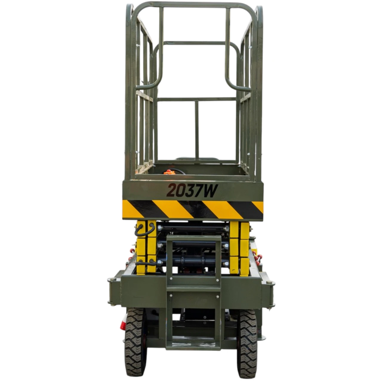 TYPHON xFlex-2037W Walk-Behind Scissor Lift comes with 20ft Working Height and Manual outriggers 1102 lbs load capacity 110V Electric - Image 5