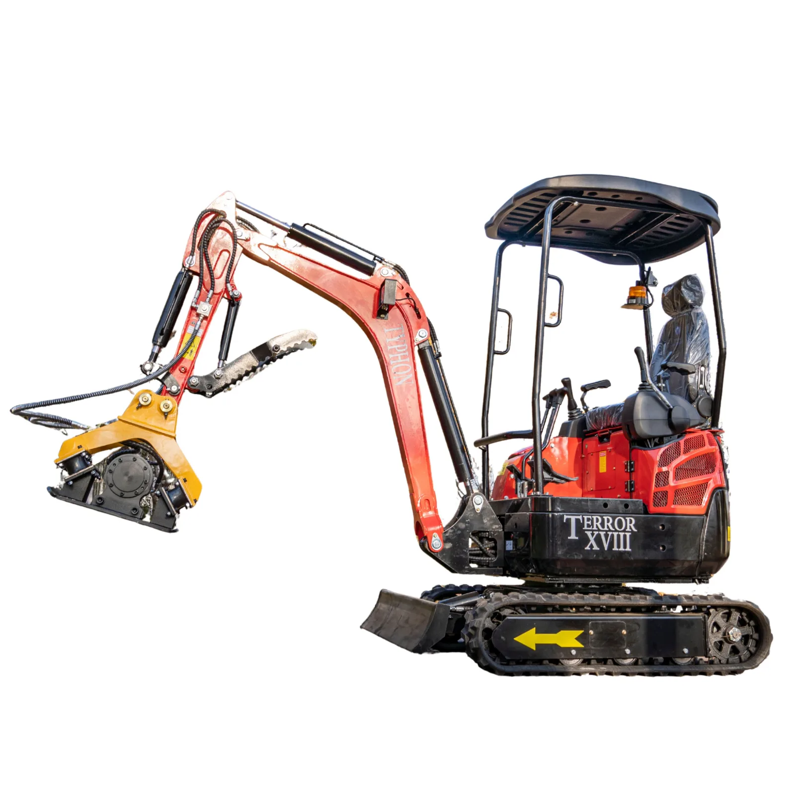 TYPHON Compatible Hydraulic Plate Compactor Attachment for Mini Excavators 1 Ton to 2 Ton - Image 5
