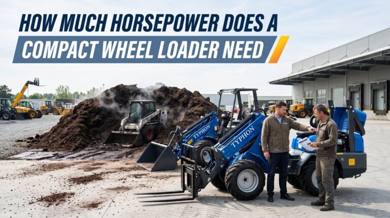 How Much Horsepower Does a Compact Wheel Loader Need?
