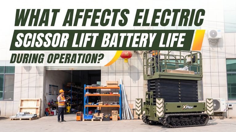 What Affects Electric Scissor Lift Battery Life During Operation?