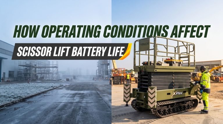 How Operating Conditions Affect Scissor Lift Battery Life