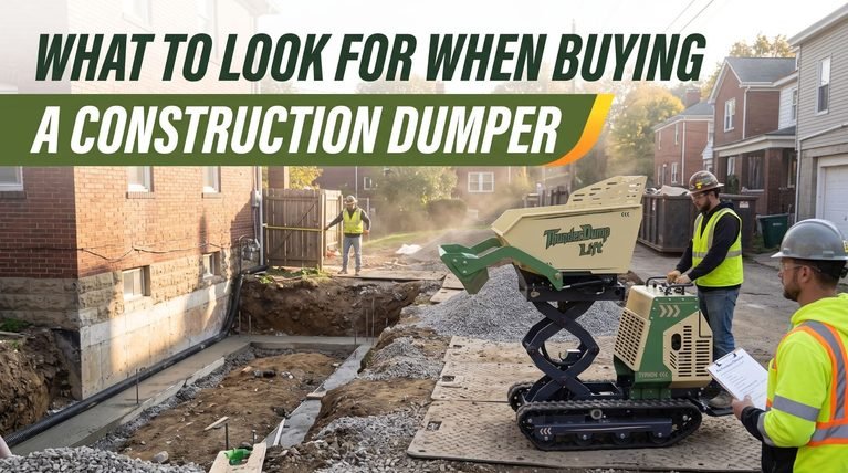 What to Look for When Buying a Construction Dumper